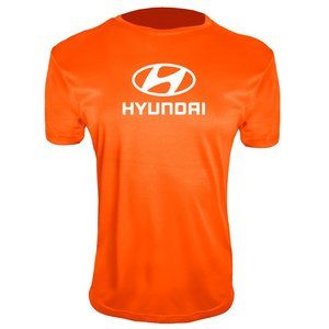 Men's Hyundai Polyester T-Shirt Orange